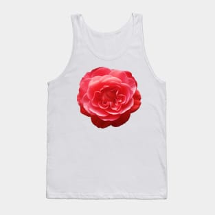 Red Camellia Flower Graphic Art Print Tank Top